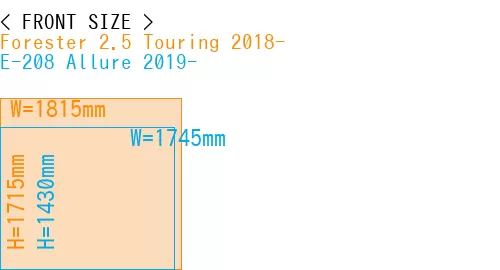 #Forester 2.5 Touring 2018- + E-208 Allure 2019-